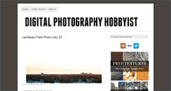 Desktop Screenshot of digitalphotographyhobbyist.com